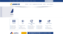 Desktop Screenshot of admis.cz